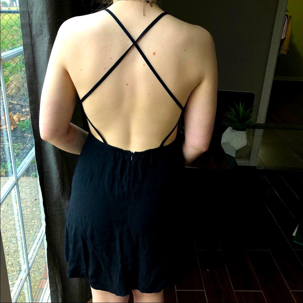 Brandy Melville Open Back Mini Dress
